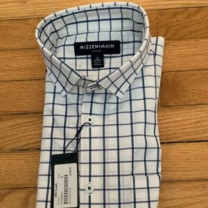 Mizzen + Main Leeward Trim Fit No Tuck Dress Shirt